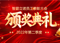 智顯立諾第二季度員工表彰大會